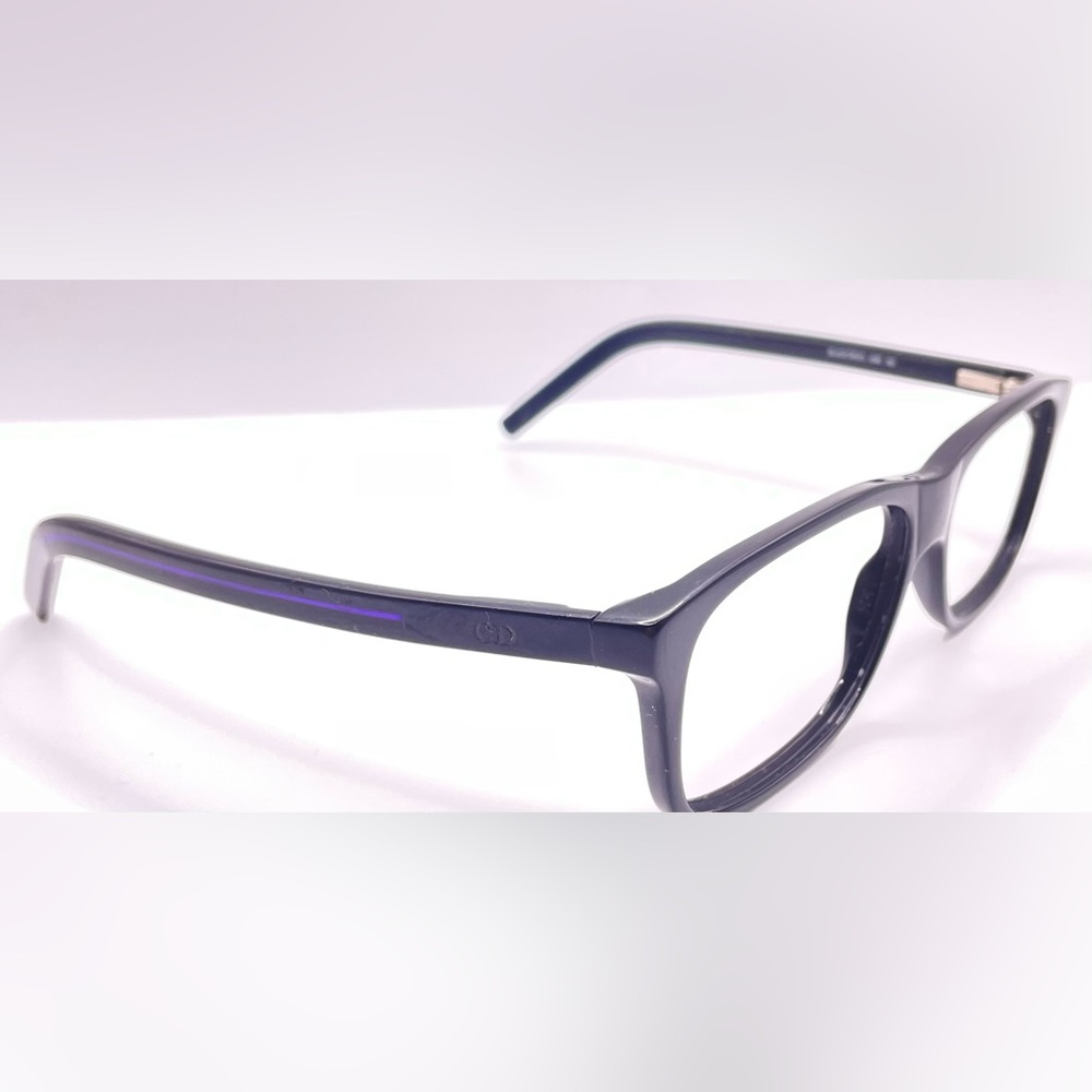 Dior Homme Blocktie 123 Black Oval Sunglasses Frames Only